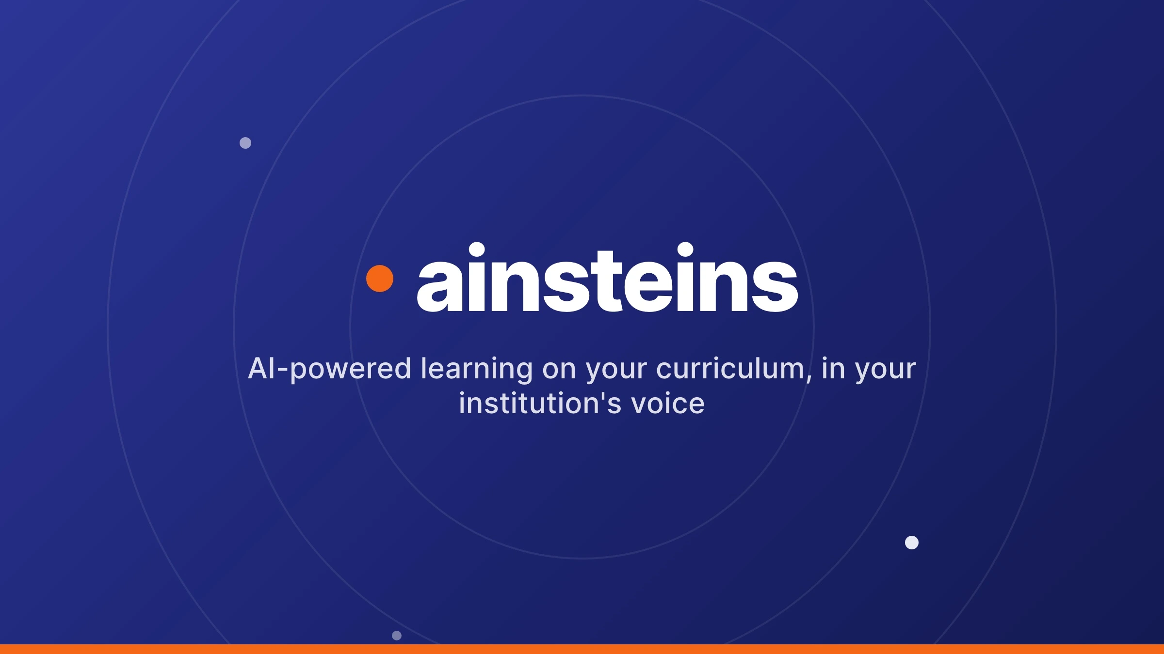 ainsteins — AI-ondersteund leren, gebaseerd op uw eigen curriculum.